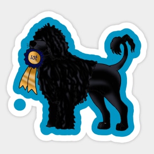 Tristan the Cheeky Portuguese Water Dog Sticker